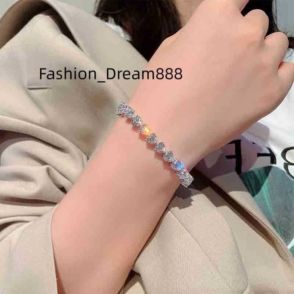 

lab diamond bracelet s925 sterling silver moissanite tennis bracelet for women