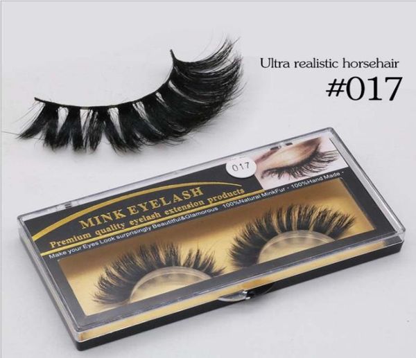 

horse hair softer than mink handmade false eyelash full strip lashes in large stock ship5134478