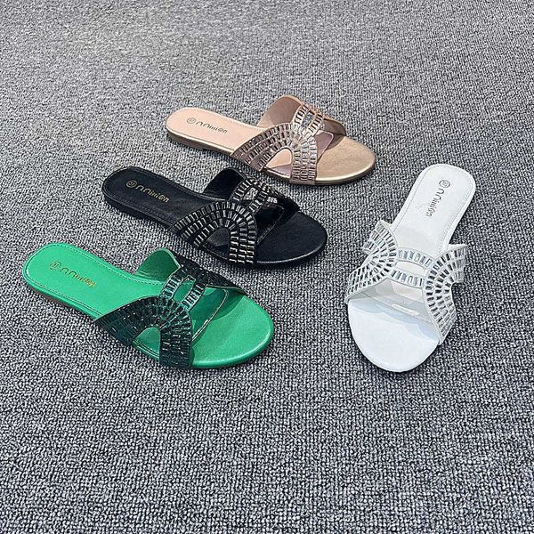 

new 2023 fashion ladies slipper women's shoes, Black