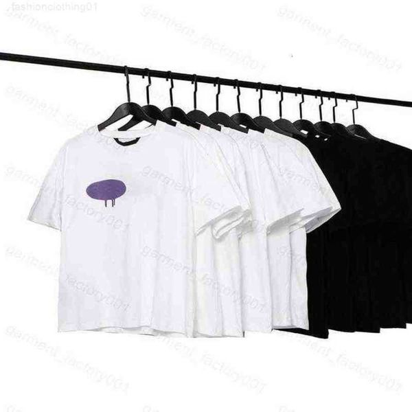 

designer of luxury t shirt brand palms angels angel t shirt pa clothing spray letter short sleeve spring summer tide men and women tee 01osr, White;black