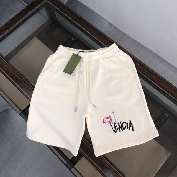 

summer simple shorts designer pants mens womens classic letter printing shorts all-match cotton loose sweatpants, White;black