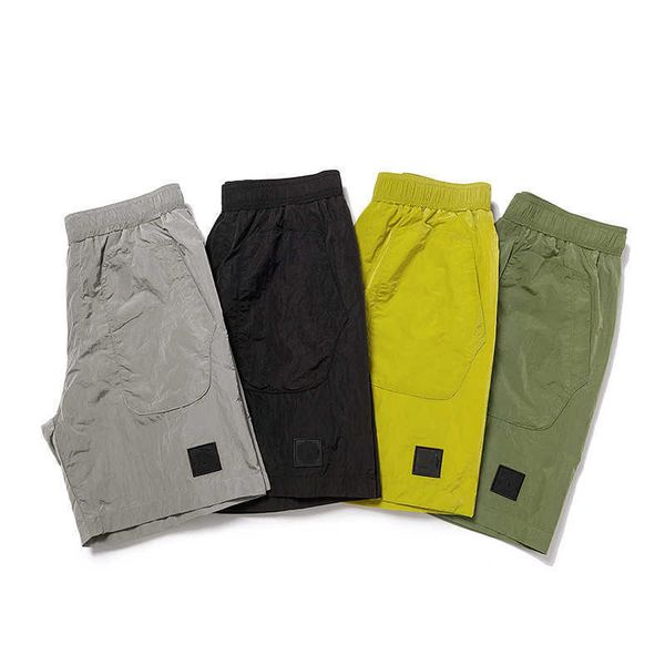 

stone men's shorts designer summer high-quality nylon beach pants quick dry casual five-point shorts men and women with the same paragr, White;black