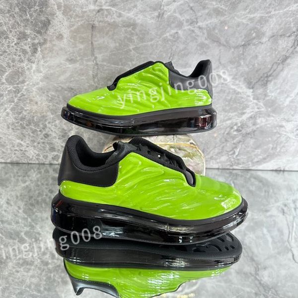 

new luxury designer brand shoe for men women fashion embossed grained calf leather platform runner trainers sneakers xinshidai230408, Black