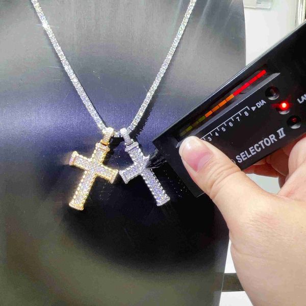 

fashion sterling silver 925 vvs moissanite charms iced out pendant