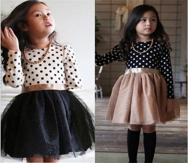 

spring autumn long sleeves children girl clothes casual school dress for girls mini tutu dress kids girl party wear clothing3455151, Red;yellow