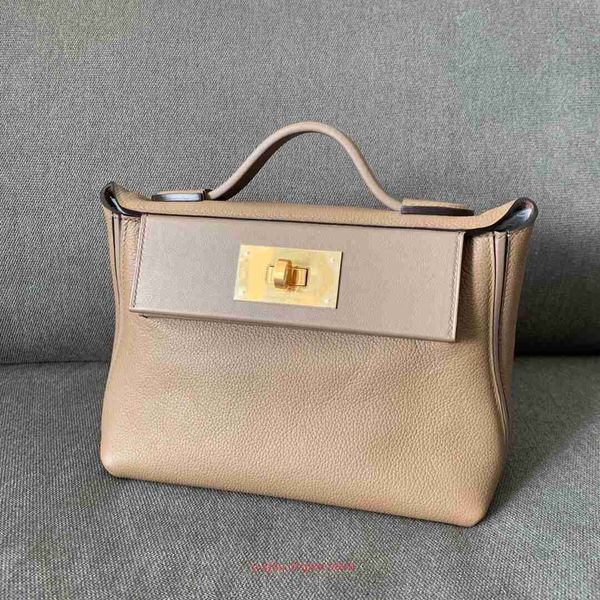 

8a quality h home tote bags for sale mini 2424 hand sewn wax thread fully handmade genuine leather shoulder bag handbag gold button beige wi