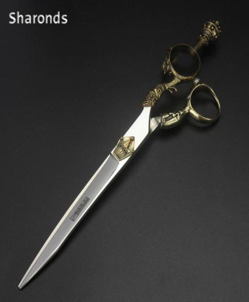 

sharonds professional hairdressing scissors 60 inch 440c japanese haircut crown scissors salon style hair4388671