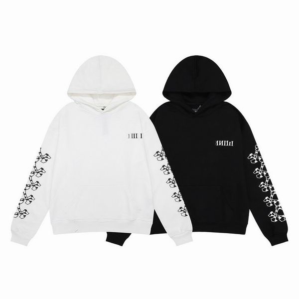 

mens hoodies sweatshirts designer for men hooded print hip hop women pullvoer long sleeve loose jogger s-xl, Black
