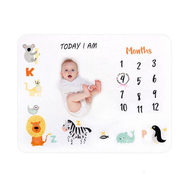 

keepsakes born baby pography accessories growth monthly blanket po shoot flannel background kids swaddle stroller wrap bedding 230701
