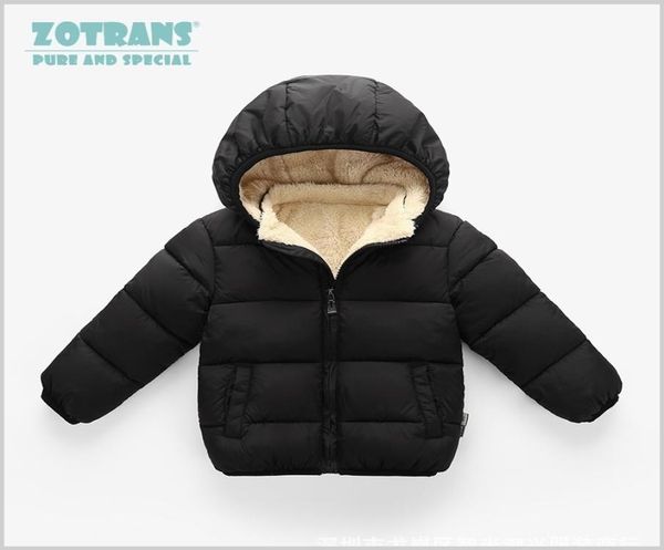 

baby coat boys winter jackets for children autumn outerwear hooded infant coats newborn clothes kids snowsuit thicken lj2010233310425