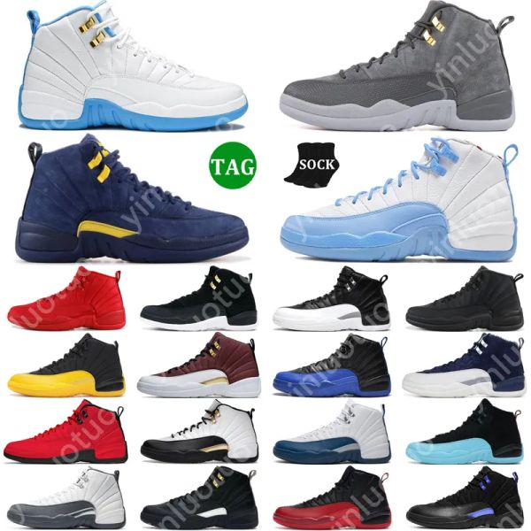 

jumpman 12 12s men basketball shoes mens cherry black taxi flu game hyper royal royalty taxi nylon michigan gym red stealth trainers sports