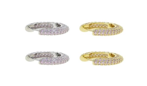 

hoop huggie pink pinky girl women jewelry 20mm medium sized earring for9119149, Golden;silver