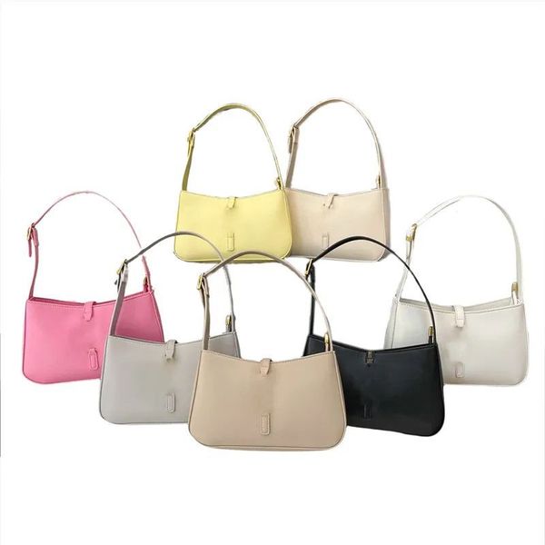 

handbag le5a7 hobo bag luxurys designers white saddle bag genuine leather womens underarm bags adjustable shoulder strap fashion evening bag