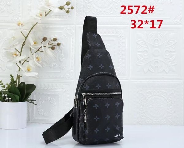 

fashion men handbag crossbody shoulder bags satchels messenger bags black grid designer purse 30 colors mobile phone storage mens chest bag