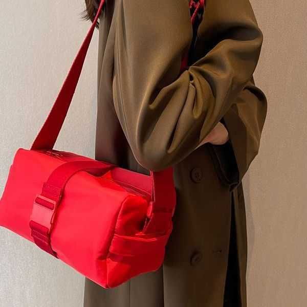 

small bag crossbody bag version new versatile women's bag boston pillow bag oxford cloth women's bag shoulder bag