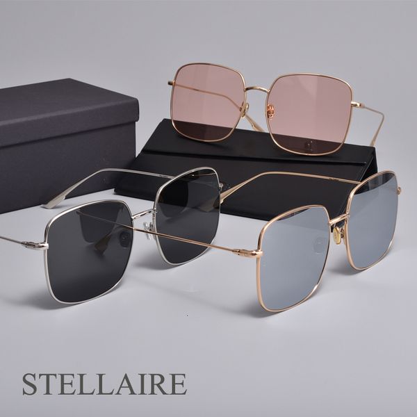 

sunglasses luxury brand design stellairel sunglasses women square optical eyeglasses frames uv400 glasses with luxury case 230630, White;black