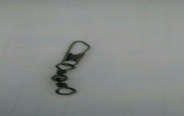 

fishing barrel swivel with safety snap fishing connector019656557
