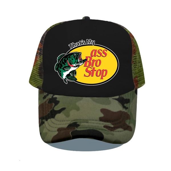 

ball caps bass fishing store mesh sun hats that's my ass bro sprinting women men camo trucker hat sea fishes visor cap yp026 230630, Blue;gray