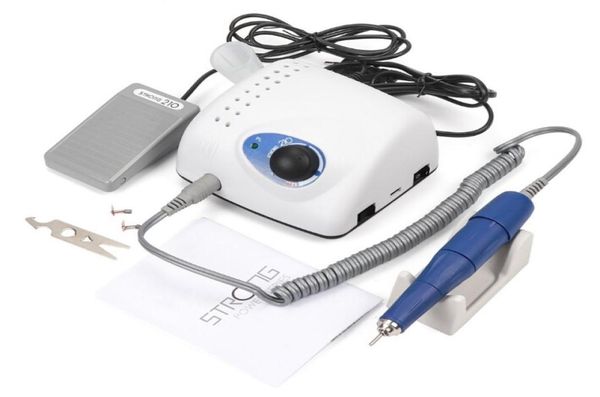 

strong 210 105l 65w 35000rpm electric nail drill machine 210 model handpiece manicure pedicure nail file bit nail art equipment5477023