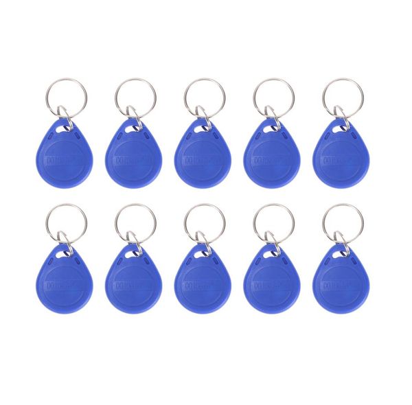 

10pcs rewritable rewrite magnetic induction id tag key ring rfid access control5925354