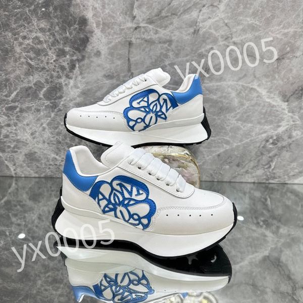 

2023 new luxurys designer flat sneaker casual shoes calfskin leather white letter overlays platform fashion sneakers size 35-46 xsd230404, Black