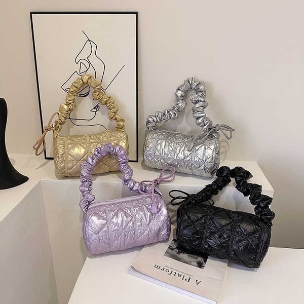 

fashionable underarm shoulder bag new xiaoxiangfeng lingge women's bag pillow bag version casual crossbody bag