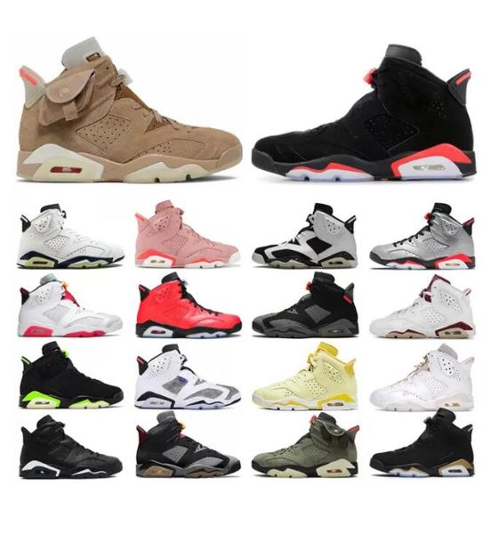 

6s men women basketball shoes british khaki olive black cat bordeaux bred defining moment electric green flint gold hoops 6 mens trainers ou