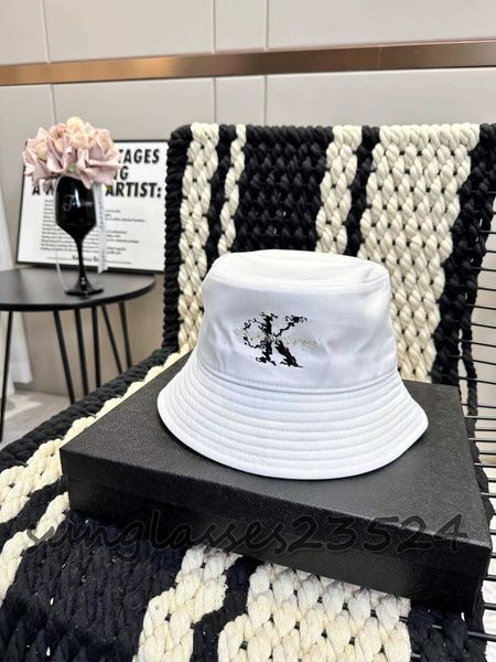 

women's summer designer ball hat couple vacation travel alphabet embroidered hat fisherman hat super white cap, Blue;gray