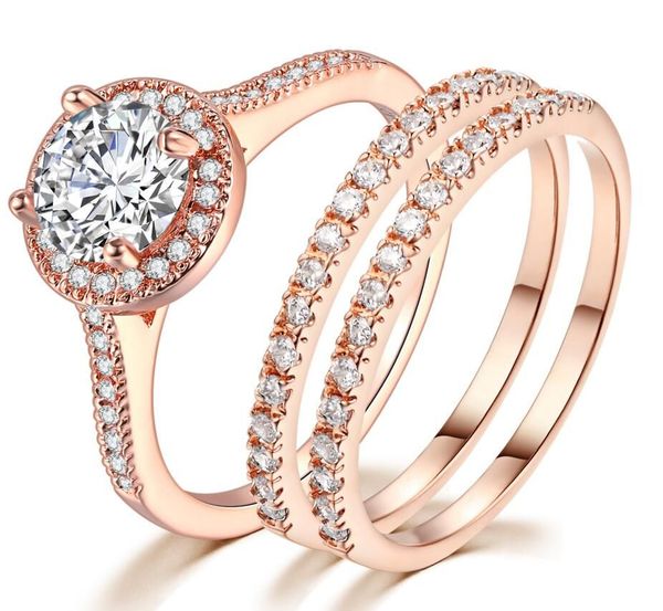 

designer jewelry wedding women men engagement ring square silver cubic zircon bird ring dazzling fashion jewelry, Golden;silver