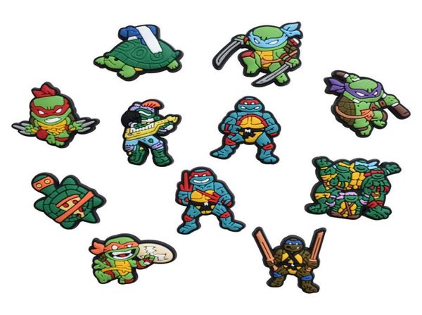 

anime charms whole cute turtle cartoon croc charms shoe accessories pvc decoration buckle soft rubber clog charms fast ship6429399, Blue