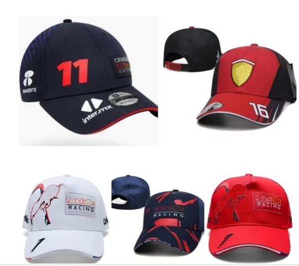 

f1 racing cap new full embroidery team sun hat