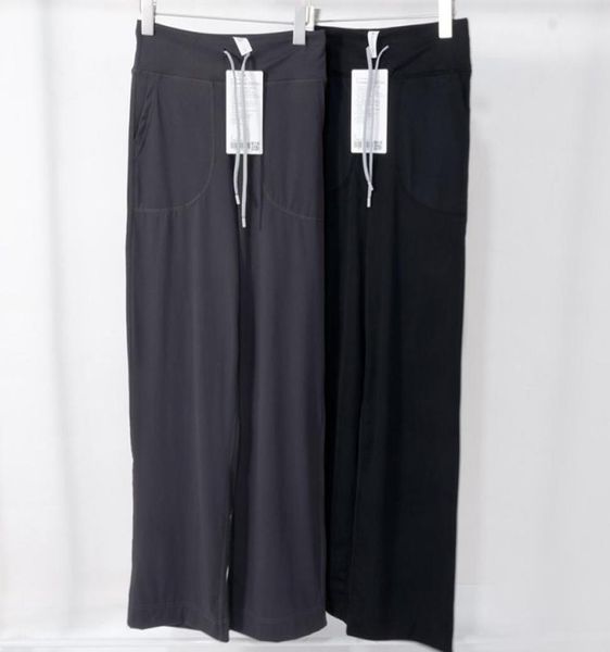 

yoga women039s sweatpants loose wide leg pants cloud sense high spring pull rope lady pocket flared docker pantsl lu throwback 9817862
