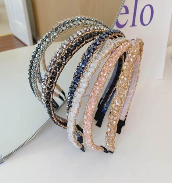 

vintage crystal womens headbands fashion diamond headband girls designer headbands hair accessories for women hair sticks6602188, Slivery;white
