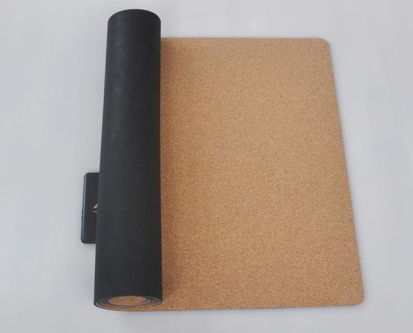 

suede pu and cork fabric yoga mat 3mm to 5mm enviromental green products2342187