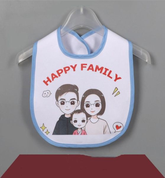 

sublimation blank baby bib diy thermal transfer burp cloths waterproof kid product 5 colors yhm716zwl6962935