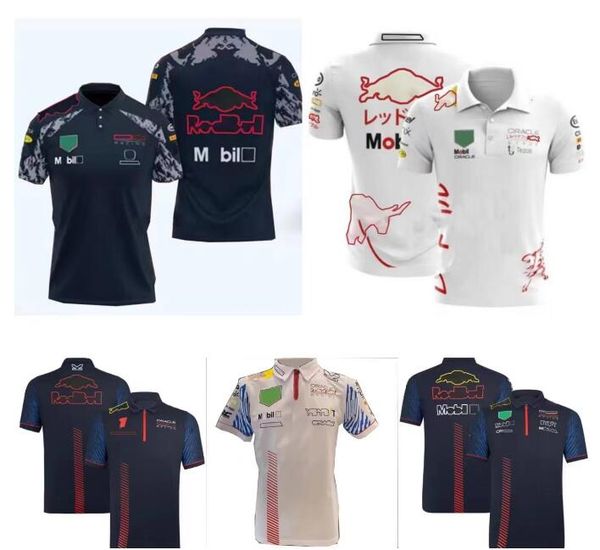 

new f1 racing t-shirt summer team polo shirt with custom
