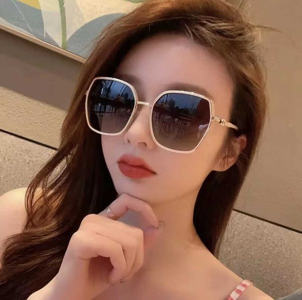 

for women 2023 new fashion summer sun and uv protection big face thin myopia sunglasses high sense, White;black