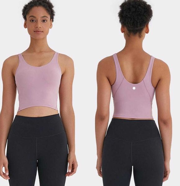 

lulus woman's yoga sports bra bodybuilding all match casual gym push up bras crop indoor outdoor workout clothing short sports vest, White