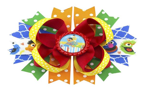 

5pcs sesame hair bow the girl hair bows character movie cartoon inspired hair bows2647533, Slivery;white