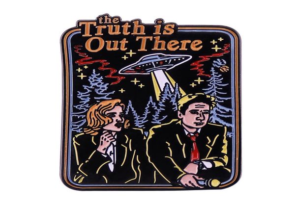 

the x files cfo fans enamel pin brooch for clothes briefcase badges on backpack accessories lapel pins decorative jewelry gifts9773762, Blue