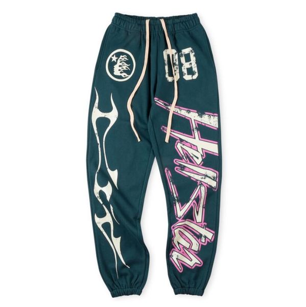 

print men woman striped sweatpants pants joggers green, Black