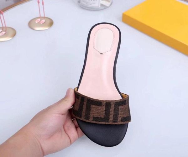 summer luxury sandals designer women flip flops slippers fashion genuine leather slides ladies casual2805585