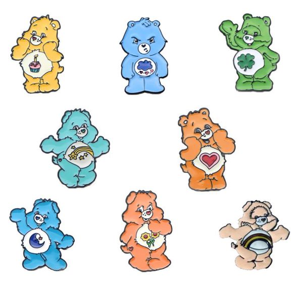 

lgbt pink bear rainbow gay pride enamel brooch pin brooches lapel pins badge backpack jacket decoration jewelry accessories factor6032889, Blue