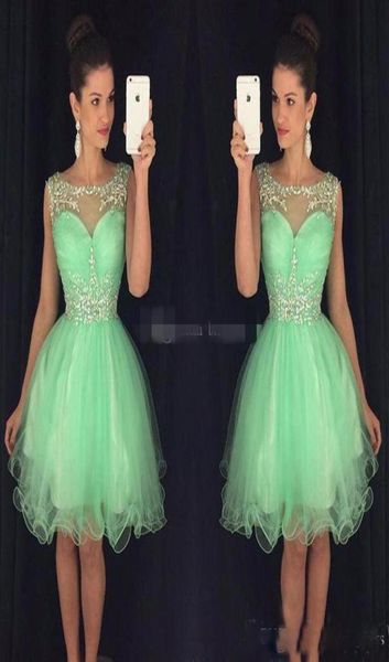 

2019 fashion mini crystal beaded short homecoming dresses little cocktail dress prom party dresses sweet 16 graduation dresses4701572, Blue;pink