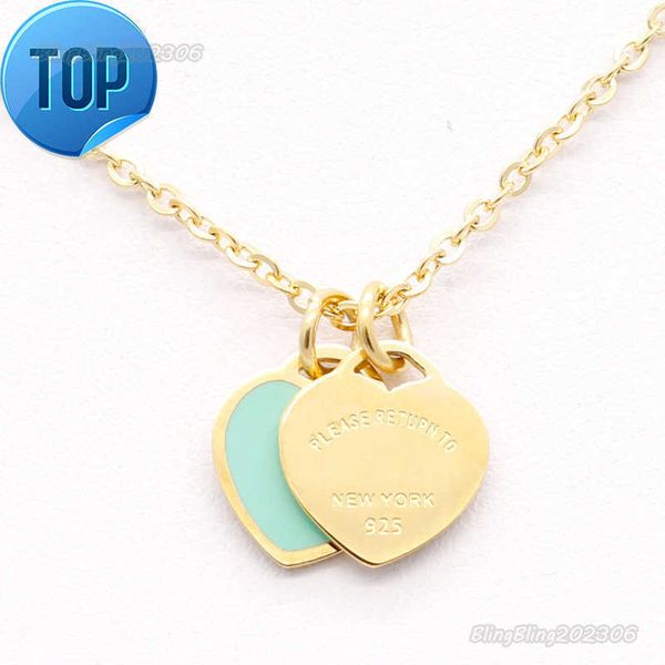 

necklace designer jewelry necklaces chain chains link luxury jewellery heart pendant custom love pendants women womens stainless steel, Silver