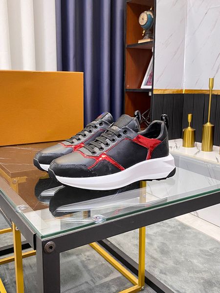 

2023 designer trainer sneakers casual shoes mens low white embossed red green blue denim royal 0629, Black