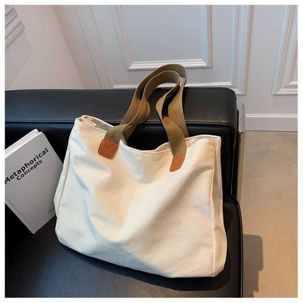 

netizen handbag canvas bag women's new single shoulder bag version large capacity student commuting bag