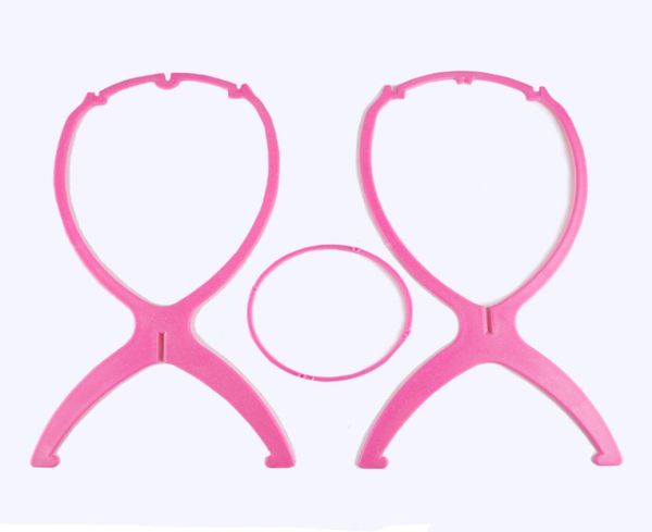 

wig stand factory direct plastic foldable whole01234568827914, White
