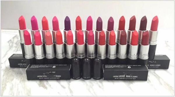 

2020 new makeup luster retro lipsticks frost matte lipstick 3g 24 colors lipstick with english name7251545