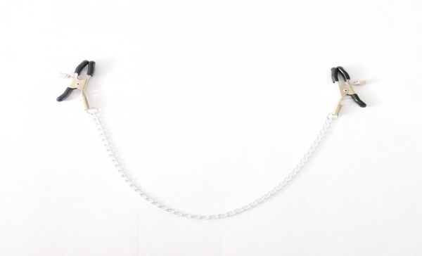 

massage stainless steel metal chain nipple milk clips breast clip slaves nipple clamps toys butterfly style for couples9240076